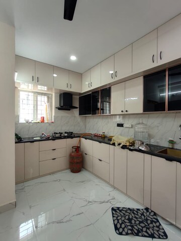 Kitchen in 3 BHK Apartment at Raghavendra Arcade, Kondapur – for Rent