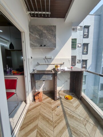 Kitchen in 3 BHK Apartment at Raghavendra Arcade, Kondapur – for Rent