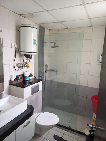 Bathroom in 3 BHK Apartment at Eros Wembley Premium Tower, Sector 49 – for Rent