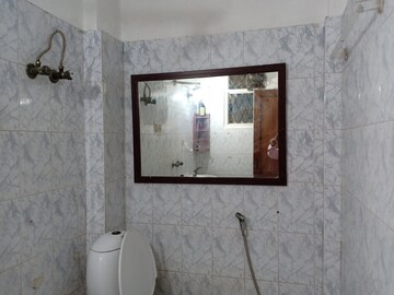 Bathroom in 3 BHK Apartment at Panchsheel Vihar – for Rent