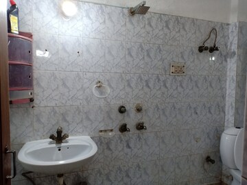 Bathroom in 3 BHK Apartment at Panchsheel Vihar – for Rent