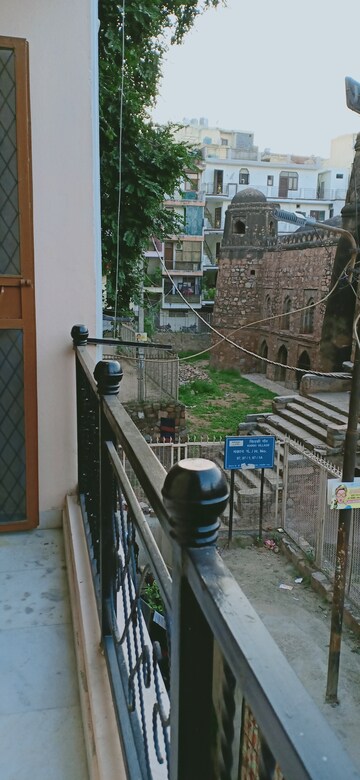 Balcony in 2 BHK Apartment at Khirki Extension – for Rent
