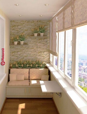 Balcony in 3 BHK Apartment at Defence Colony – for Rent