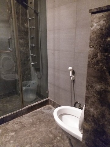 Bathroom in 3 BHK Apartment at Safdarjang Enclave – for Rent