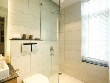 Bathroom in 3.5 BHK Apartment at Greater Kailash I – for Rent