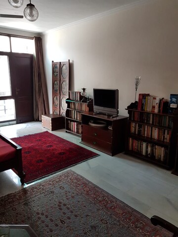 Living Room in 4 BHK Apartment at Greater Kailash I – for Rent