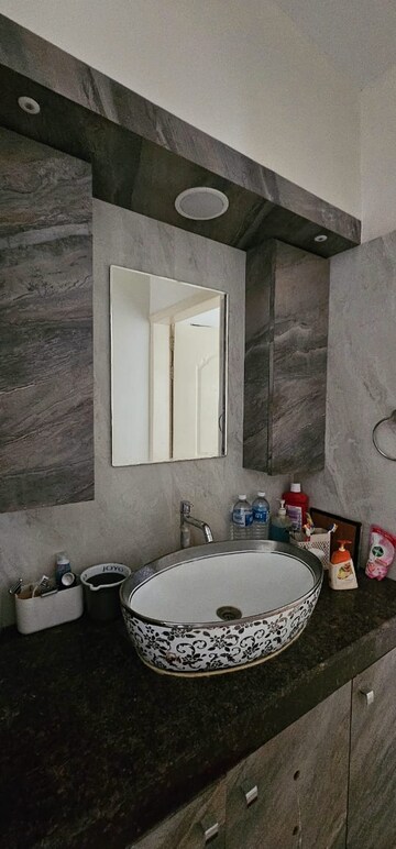 Bathroom in 2 BHK Apartment at Gayatri Bravuria Apartment, Balewadi – for Rent