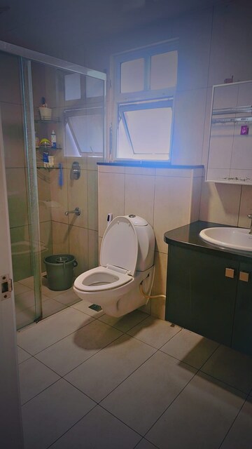 Bathroom in 3 BHK Apartment at Prestige Lakeside Habitat, Varthur – for Sale