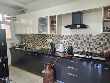 Kitchen in 3 BHK Apartment at Prestige Lakeside Habitat, Varthur – for Sale