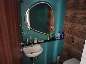 Bathroom in 1 BHK Apartment at Lodha Crown Quality Homes, Majiwada – for Rent