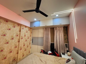 Living Room in 1 BHK Apartment at Lodha Crown Quality Homes, Majiwada – for Rent