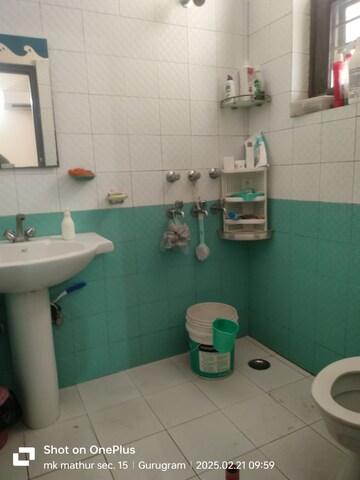 Bathroom in 3 BHK Independent House at Sector 15 ii – for Rent