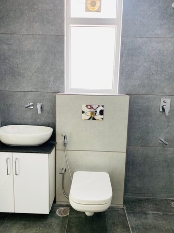 Bathroom in 3.5 BHK Apartment at Hermitage Centralis, Vip Road – for Sale