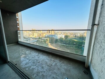 Balcony in 3 BHK Apartment at Seawoods – for Rent