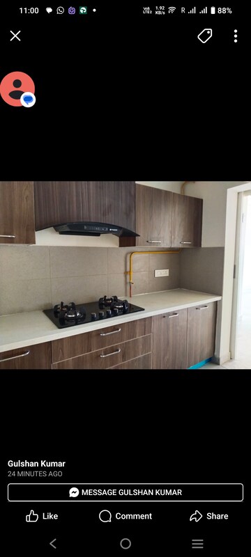 Kitchen in 1 BHK Apartment at Dosti West County, Balkum Pada – for Sale