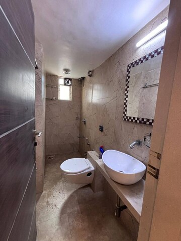 Bathroom in 2 BHK Apartment at Green Crest Apartment, Andheri West – for Rent