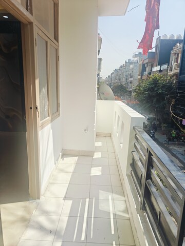 Balcony in 3 BHK Builder Floor at Shakti Khand – for Rent