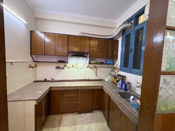Kitchen in 3 BHK Builder Floor at Niti Khand – for Rent