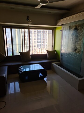 Living Room in 2 BHK Apartment at Montreal Tower, Andheri West – for Rent