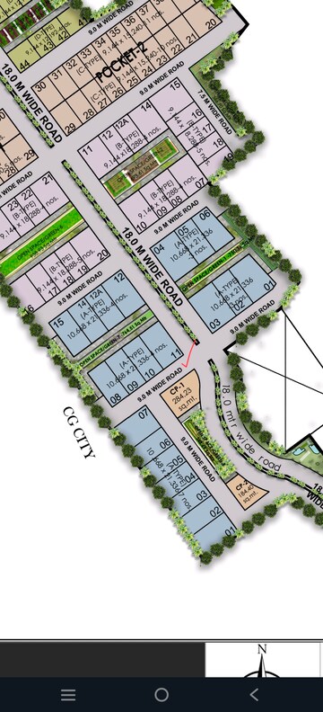  Plot – Exterior View View at Amrawati Midtown, Sultanpur Road - for Sale