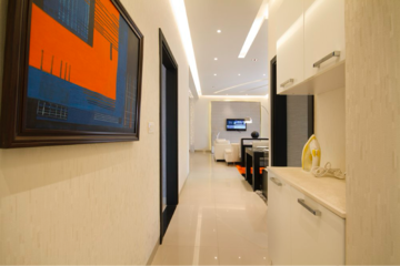 Building Lobby in 3 BHK Apartment at Sushma Chandigarh Grande, Ghazipur – for Sale