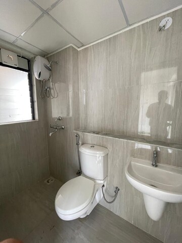 Bathroom in 2 BHK Apartment at Runwal Gardens Phase I, Dombivli East – for Rent