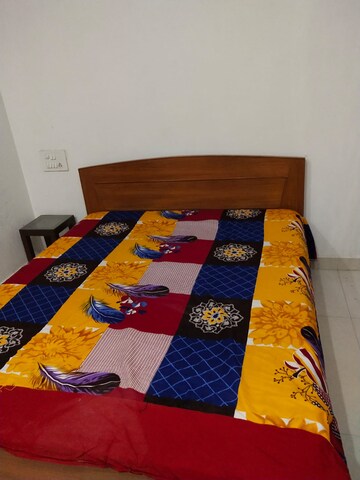 Bedroom in 3 BHK Builder Floor at Dhakoli Village – for Rent
