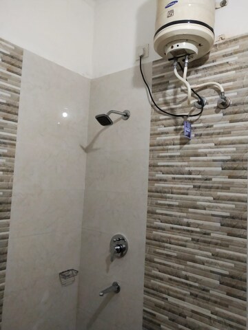 Bathroom in 3 BHK Builder Floor at Dhakoli Village – for Rent