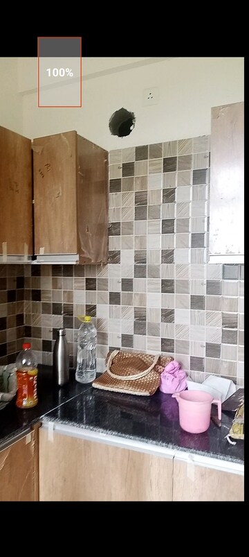 Kitchen in 1.5 BHK Apartment at Prateek Grand Carnesia, Siddharth Vihar – for Rent