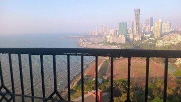 Balcony in 2 BHK Apartment at Tahnee Heights, Malabar Hill – for Rent
