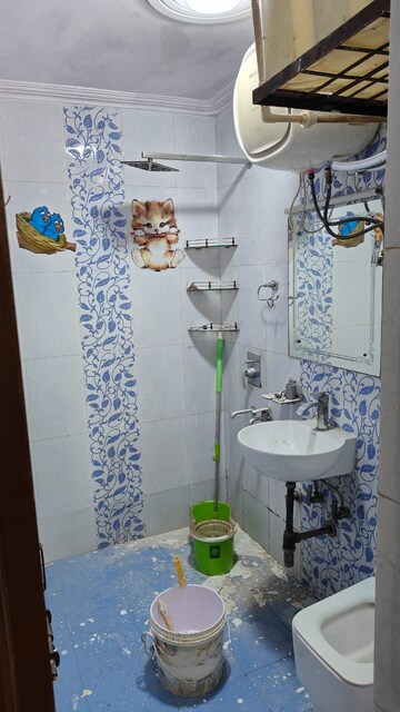 Bathroom in 3 BHK Apartment at Sector 6, Dwarka – for Rent