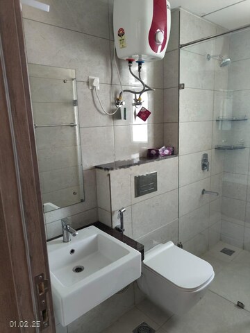 Bathroom in 2.5 BHK Apartment at AWHO Shanti Vihar, Sector 95 – for Rent