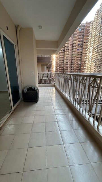 Balcony in 3 BHK Apartment at Geotech Pristine Avenue, Sector 16c Greater Noida – for Rent