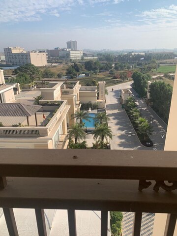 Balcony in 3 BHK Apartment at Affinity Greens, International Airport Road – for Rent