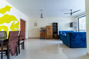 Living Room in 3 BHK Apartment at Altair Apartments, Sarjapur Road – for Rent