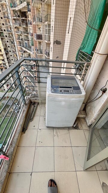 Balcony in 3.5 BHK Apartment at Aims Golf City, Sector 75 – for Rent