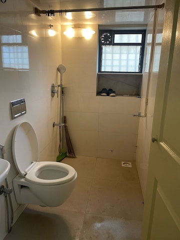 Bathroom in 2 BHK Apartment at Airport Area Juhu – for Rent