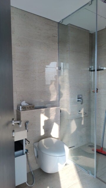 Bathroom in 3 BHK Apartment at Oberoi Maxima, Andheri East – for Rent
