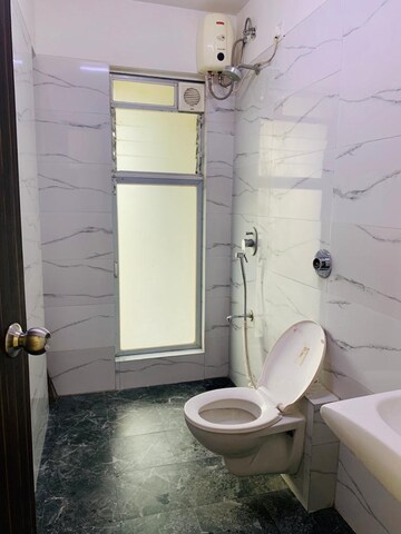 Bathroom in 1 BHK Apartment at Kshitij Building, Chembur – for Rent