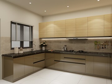 Kitchen in 5 BHK Apartment at Adarsh Lakefront Phase 2, Marathahalli Orr – for Rent