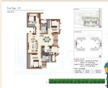 3 BHK Apartment For Rent in Prestige Finsbury Park Hyde, Bagaluru 