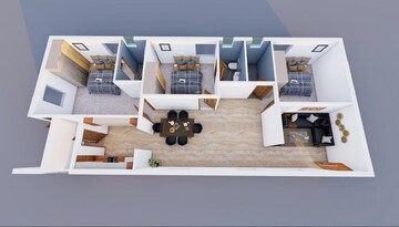 Team Area in 2 BHK Apartment at Vasu Sri Pride, Dundigal – for Sale