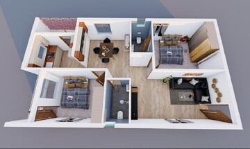 Team Area in 2 BHK Apartment at Vasu Sri Pride, Dundigal – for Sale