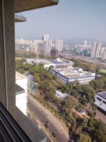 Balcony in 1 BHK Apartment at Sethia Imperial Avenue, Malad East – for Rent