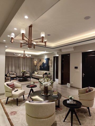 Living Room in 3.5 BHK Builder Floor at Adani Samsara, Sector 60 – for Sale