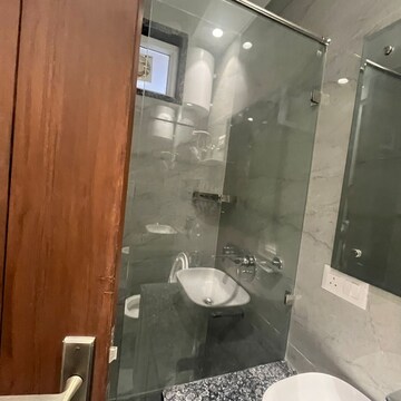 Bathroom in 3 BHK Builder Floor at Jangpura – for Rent