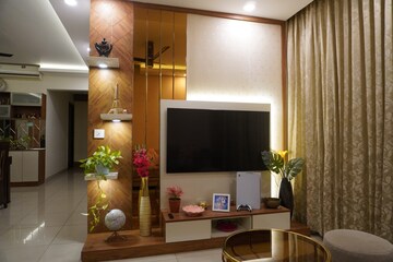Living Room in 4 BHK Apartment at Appaswamy Splendour, Semmenchery – for Rent