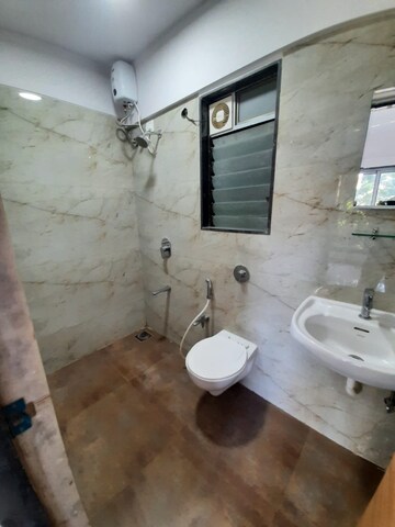 Bathroom in 1.5 BHK Apartment at Prayag Heights, Dindoshi – for Rent