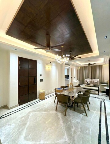 Living Room in 4 BHK Builder Floor at SS Southend Floors, South City 2 – for Sale