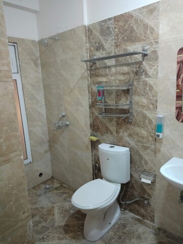 Bathroom in 3 BHK Apartment at Prateek Grand City, Siddharth Vihar – for Rent